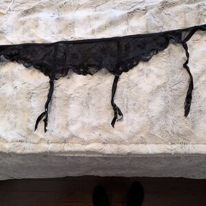 Black Lace Garter Belt
